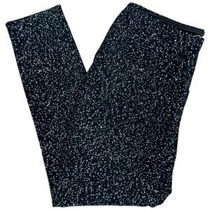 EUC Women's RACHEL ZOE Pull-On‎ Speckled Black Pants | Size XL